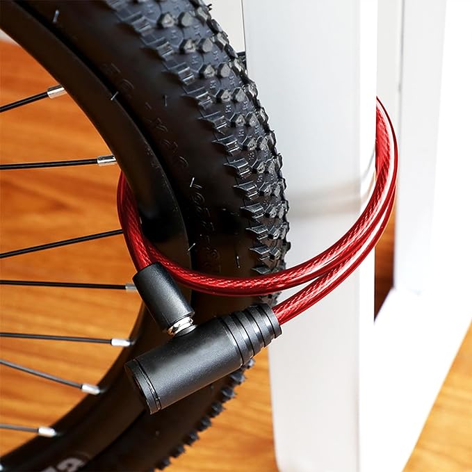 LUCCHETTO PER BICI A CAVO 10 mm x 65 cm