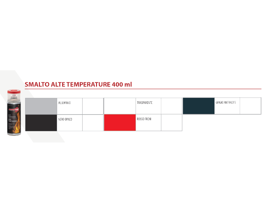 SMALTO SPRAY ALTE TEMPERATURE AMBROSOL 400 ml - Grigio antracite