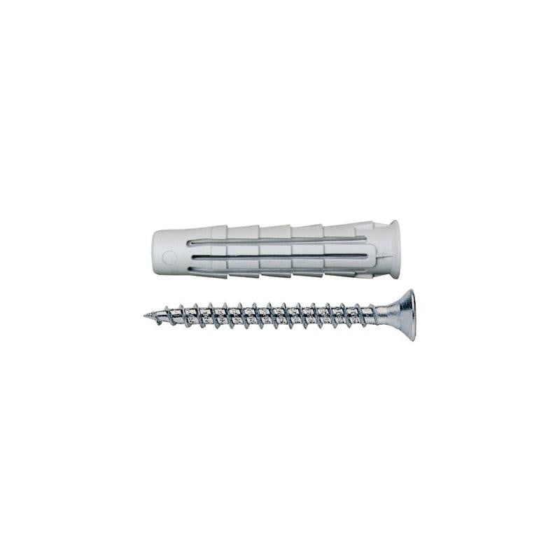 TASSELLO UNIVERSALE IN NYLON Ø 6x30 mm - vite-screw 4,5x40 mm
