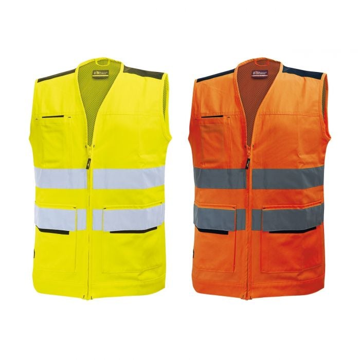 GILET ALTA VISIBILITÀ Tg. unica - Colore Arancio