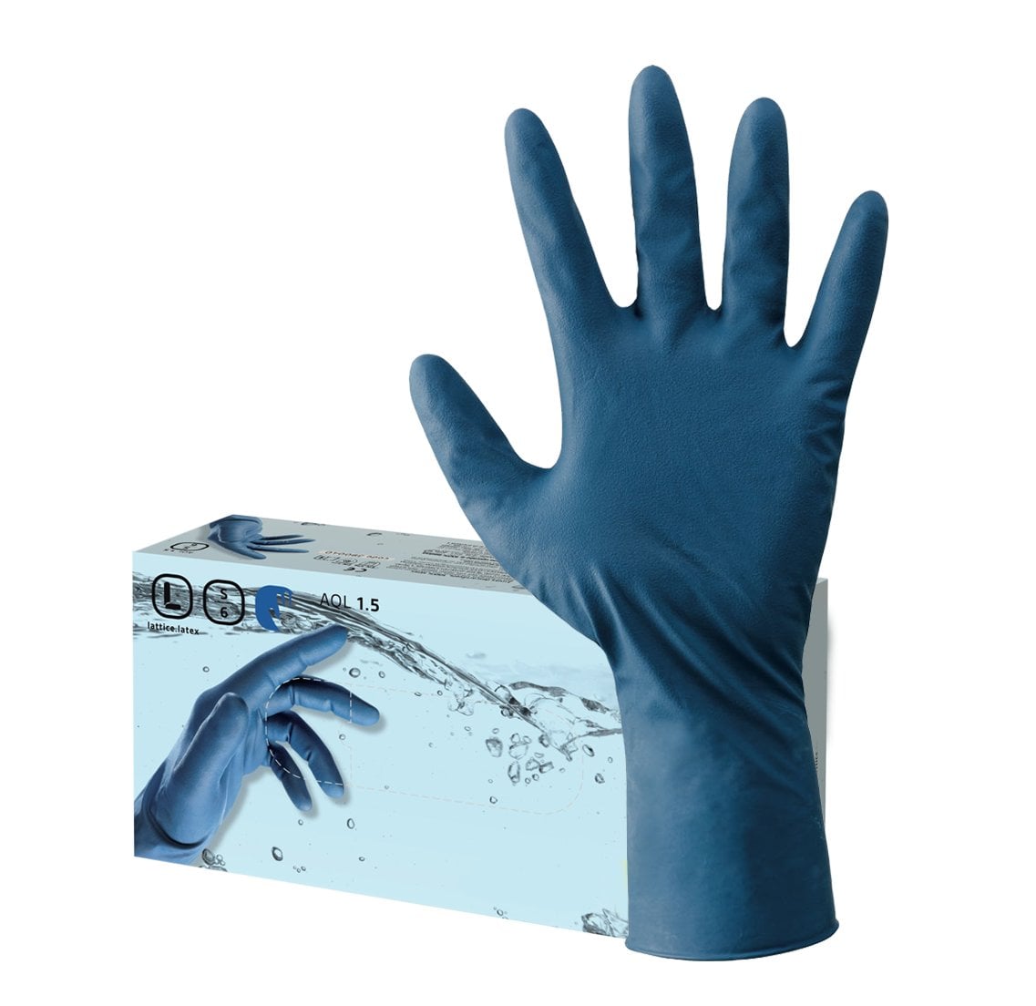 GANTS JETABLES EN LATEX "PLUS" Taille M - paquet de 50
