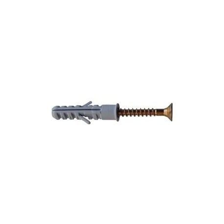 CHEVALET À EXPANSION AVEC COLLET EN NYLON Ø 6x30 mm - vis-screw 5,0x40 mm