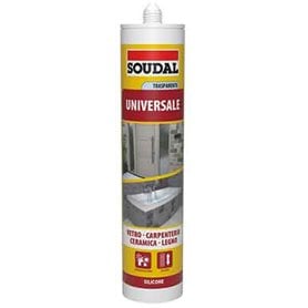 SILICONE UNIVERSEL SOUDAL 280 ml - Noir