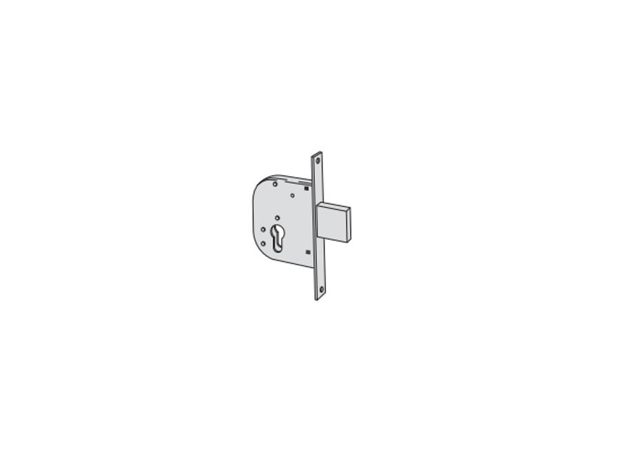 SERRATURA DA INFILARE PER CANCELLI ART. 42022 CISA E50 - Scatola 84,5x95 mm