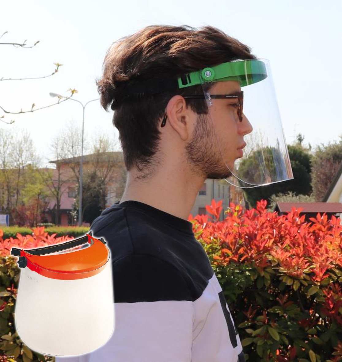VISIERA DI PROTEZIONE IN POLICARBONATO 'LIGHT'
