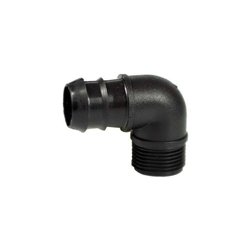 GOMITO FILETTATO MASCHIO BASSA PRESSIONE Ø mm 16x3/4"