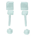 CHARNIÈRE DE FIXATION ABATTANT WC 2 pcs