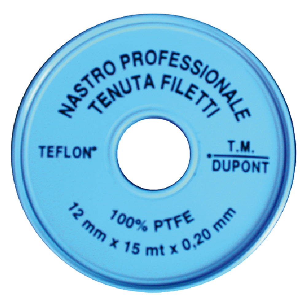 RUBAN PTFE « PROFESSIONNEL » 1/2 x 15 m x 0,2 mm