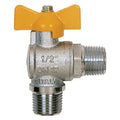 ROBINET À BOISSEAU SPHÉRIQUE GAZ D'ÉQUERRE 1/2 MM