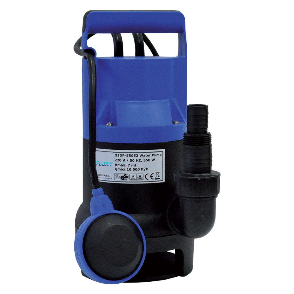 POMPE IMMERGÉE EN PVC 550 watts - 10500 litres/h - 0,75 CV