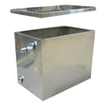 VASE D'EXPANSION EN ACIER INOXYDABLE 30 L - 41 x 26 x H 31 cm