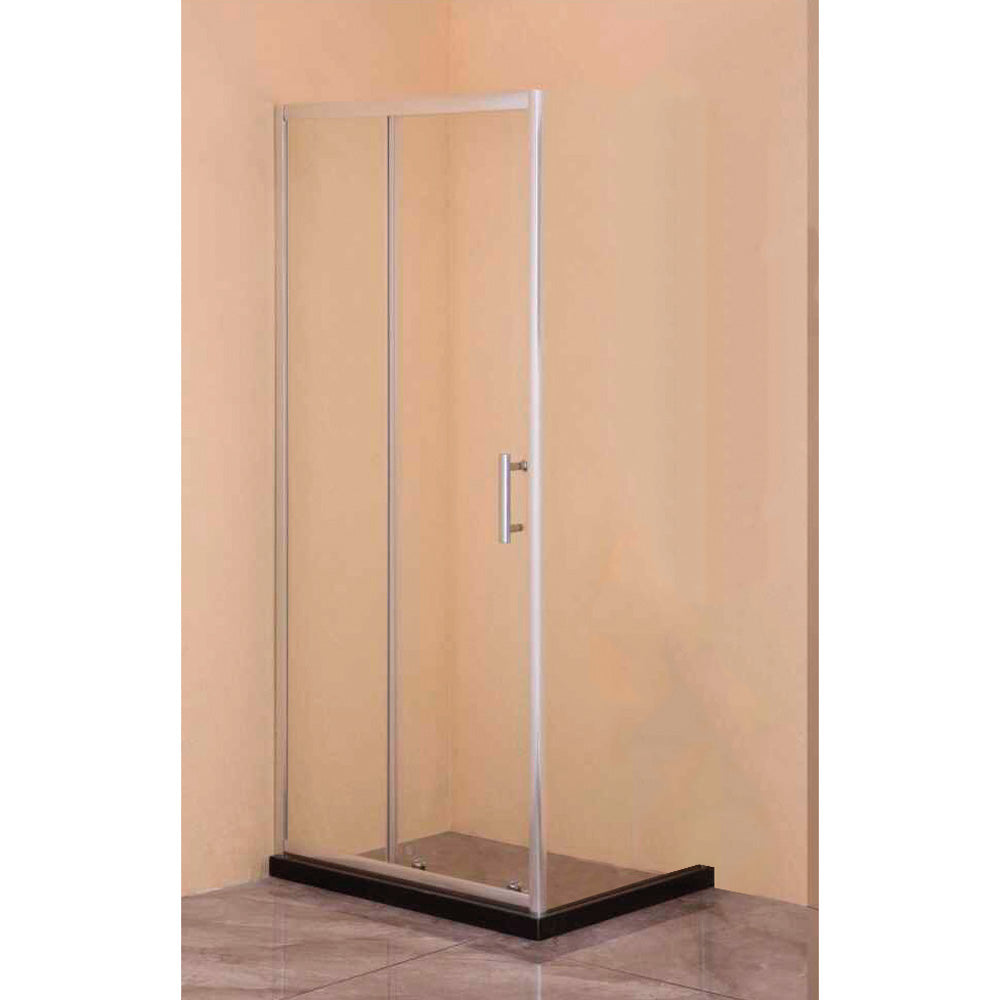 PANNEAU EN VERRE COULISSANT POUR CABINE DE DOUCHE 'DIAM cm 90 x H 185