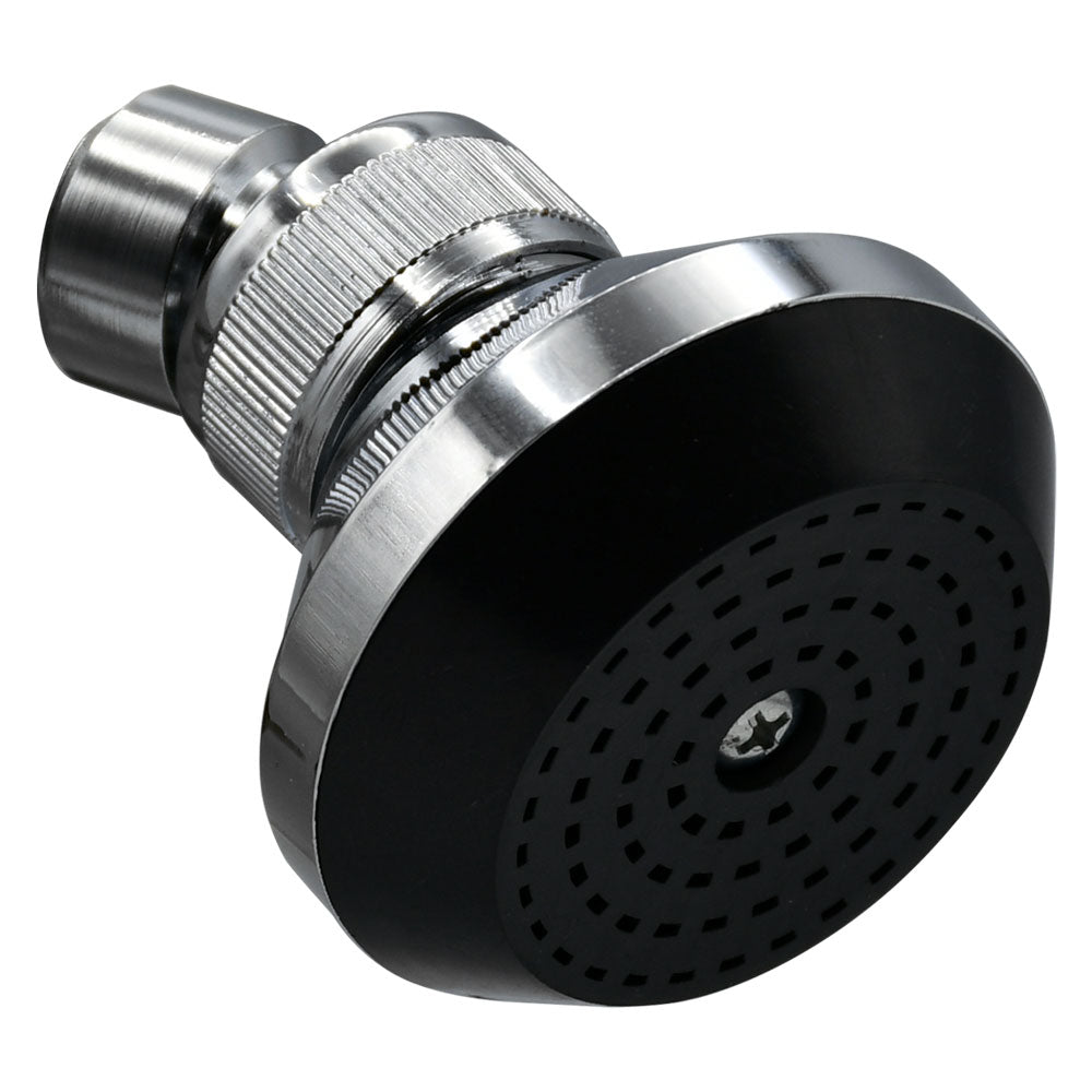 Kopfbrause 'BLACK' ABS verchromt