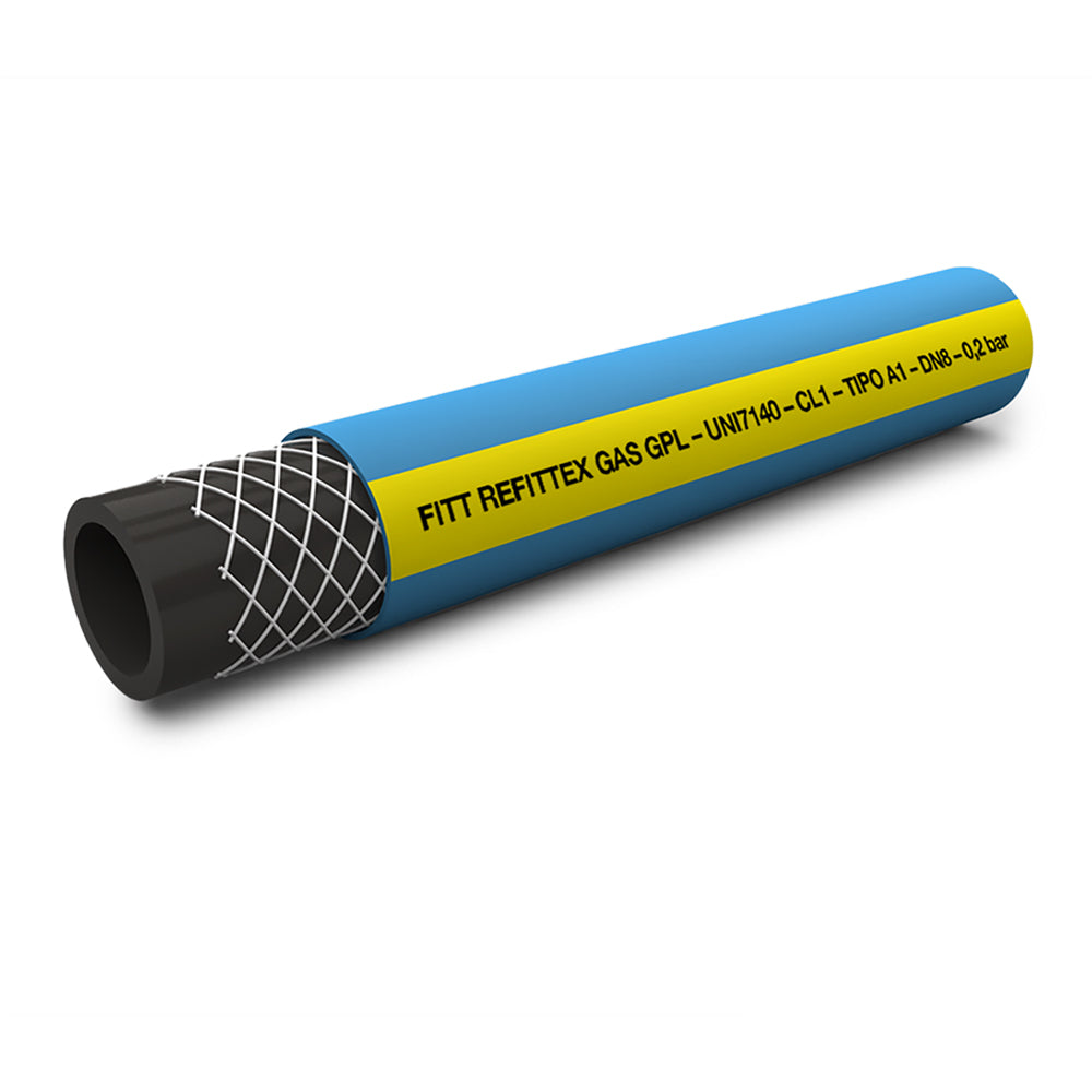 'REFITTEX' SCHLAUCH FÜR GPL-GAS Ø 8 x 13 mm – Rolle 50 m