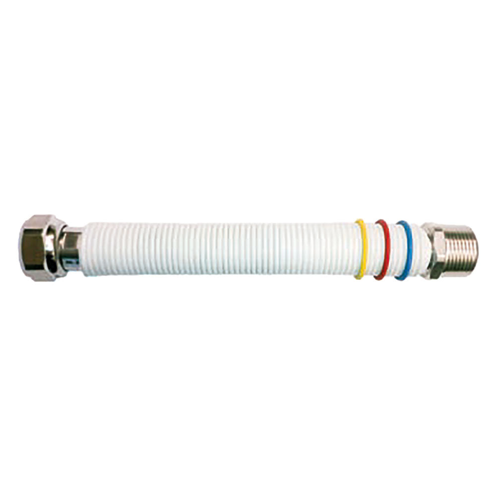 FLEXIBLER AUSZIEHBARER SCHLAUCH VERMANTELT FÜR GAS / TRINKWASSER AG 1/2" - 100 bis 200 mm - DN15