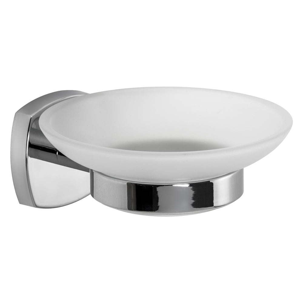 SEIFENSCHALE SERIE „STARTER“ Metalllegierungen – mattiertes Glas