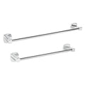 PORTE-SERVIETTES SÉRIE « STARTER » entraxe 45 cm - 50,7 x 5 x H. 4,8 cm
