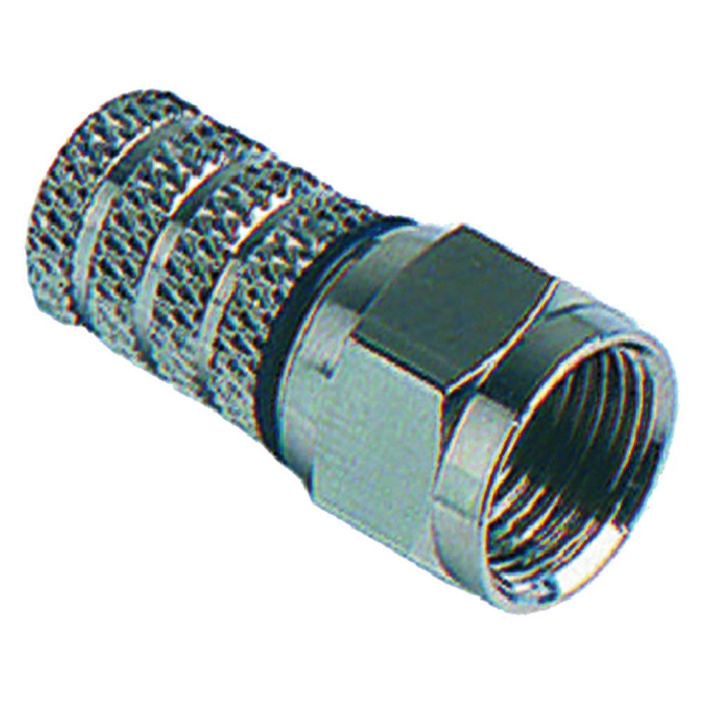 CONNECTEUR « F » POUR CÂBLES SAT Ø 6,8 mm - sachet accrochable 10 pc