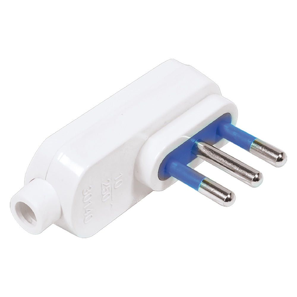FICHE MOBILE PLATE réf.CE12B - 2P + T 10A (boîte à suspendre)