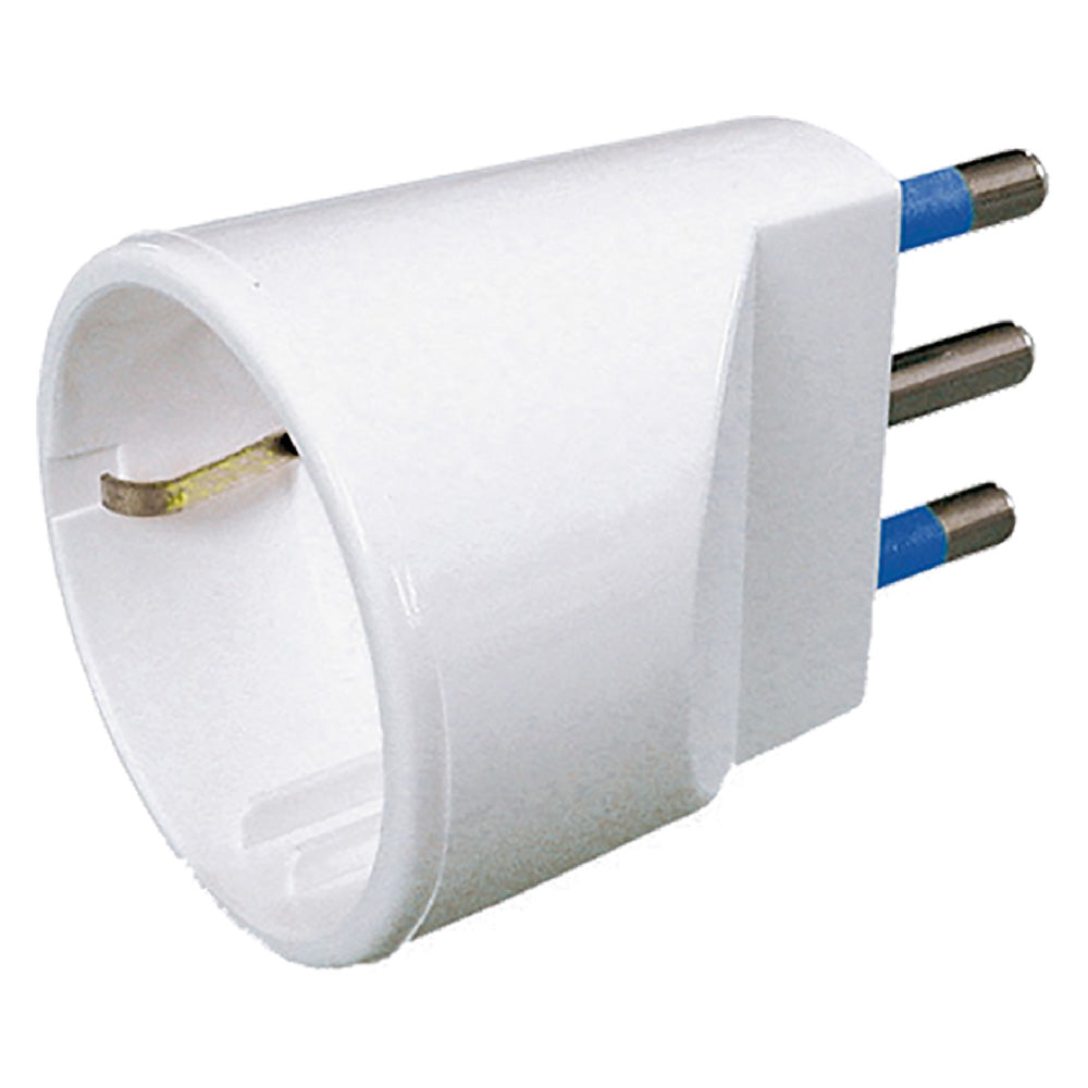 ADATTATORE SINGOLO art.CE14B - spina 2P + T 10A - scatola appendibile