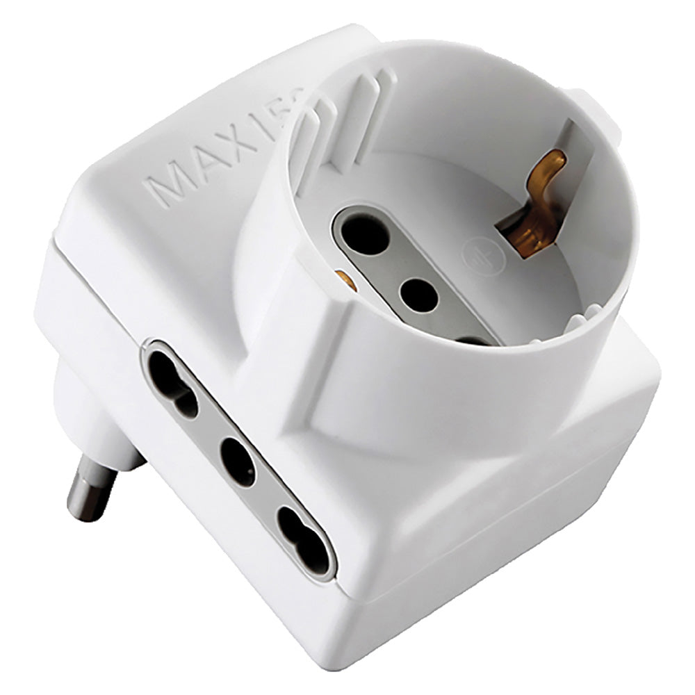 ADAPTATEUR TRIPLE « GAIN DE PLACE » Fiche 2P+T16A - art. 70066