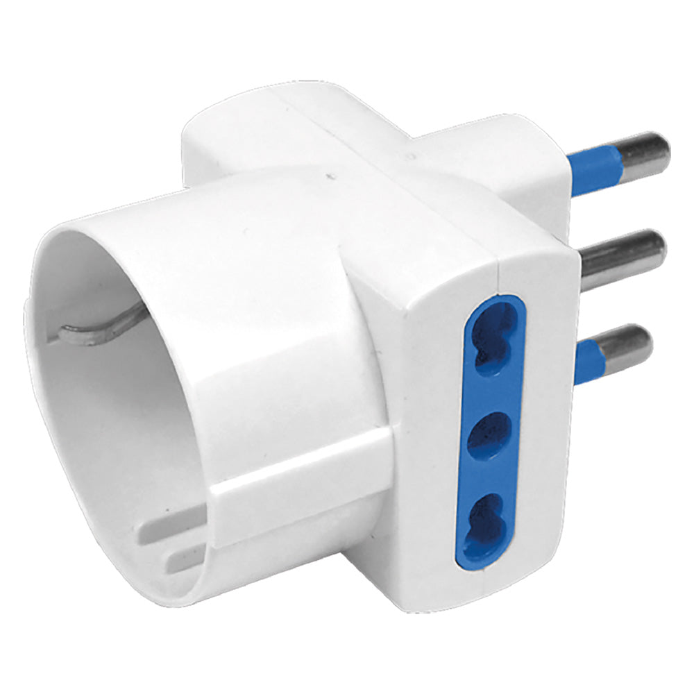 DREIFACHADAPTER Art.CE38B - Stecker 2P + T 16A (zum Aufhängen)