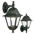 Laterne 'Old' hoch - cm. 37 x 18 x 20 schwarz