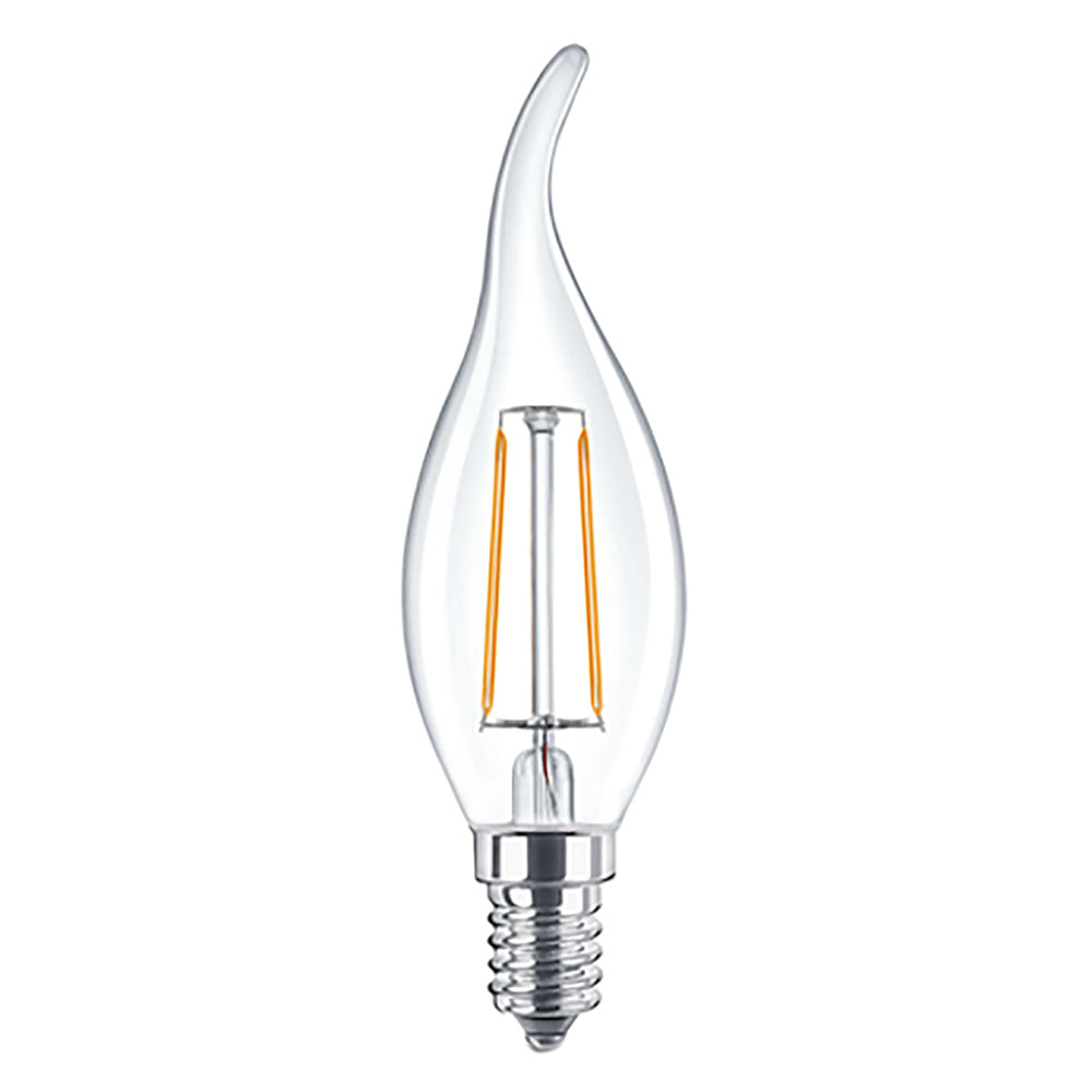 AMPOULE LED À FILAMENT « FLAMME » CHAUD 2700K 4W=35W E14 - 470 lm