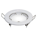 PORTAFARETTO LED FISSO IN METALLO cromato - diametro 93 x h.27 mm