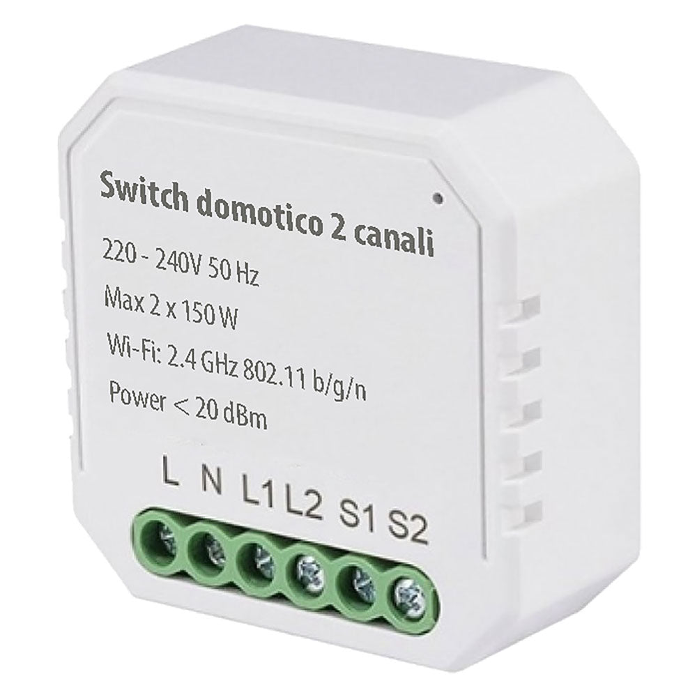 ZWEIKANAL-ELEKTRONIK-DIMMER 51 x 23 x H.45 mm