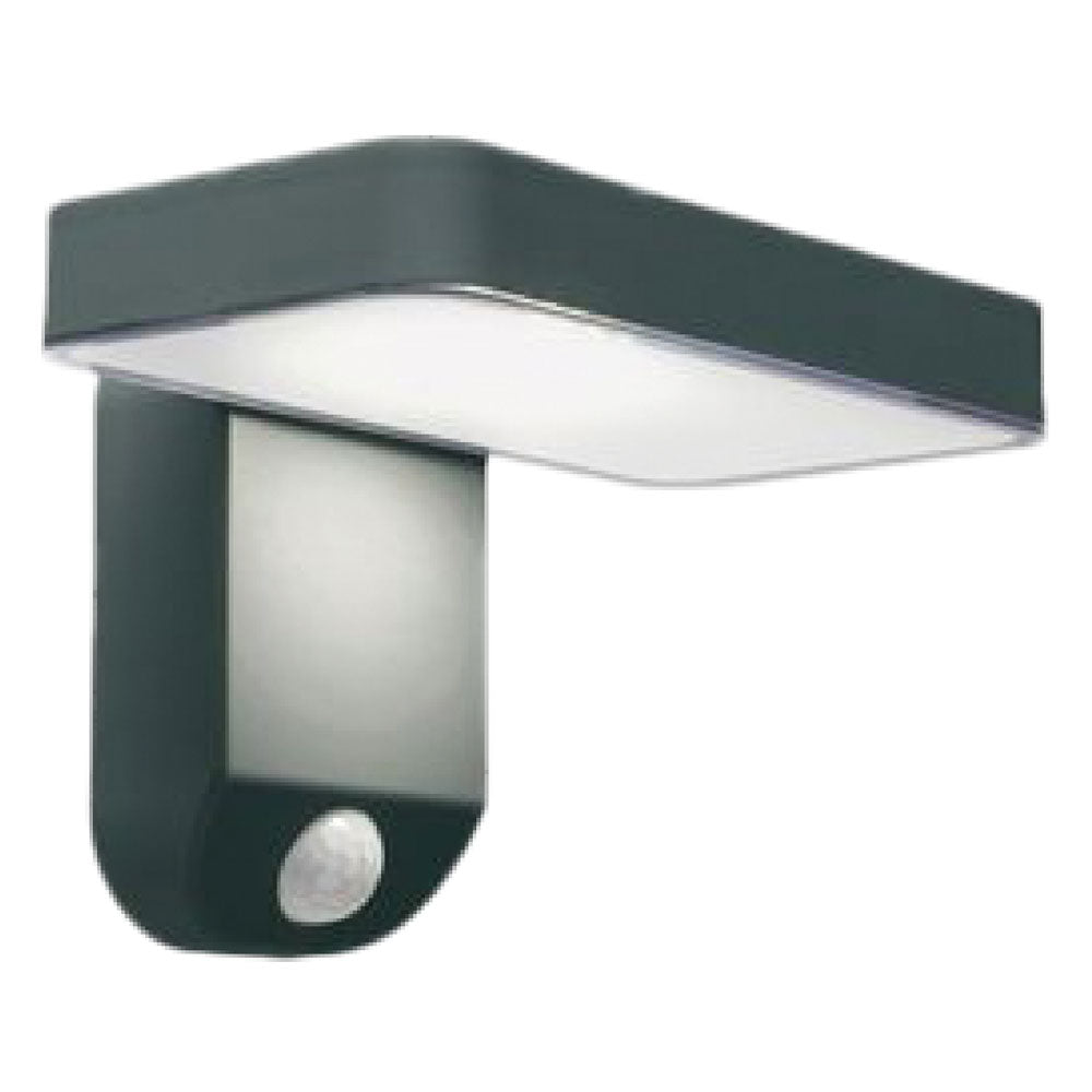 SOLAR-LED-APPLIQUE 'SOLARE' 4,5 W – 18 x 13 x 12 cm Graphit