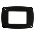 PLACCA COLORE NERO 'BRIO' 3 posti - 3203/N