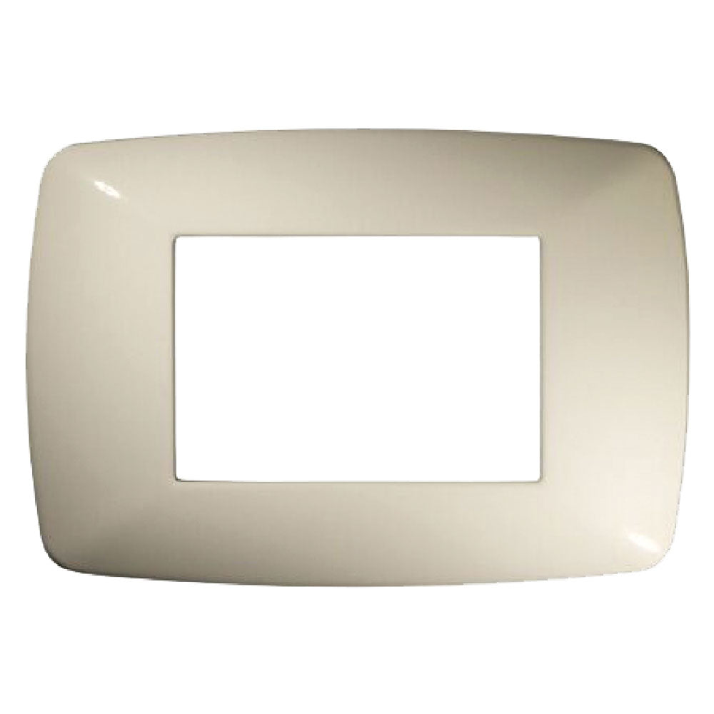 PLAQUE BLANCHE BRIO 3 postes - 3203/WH