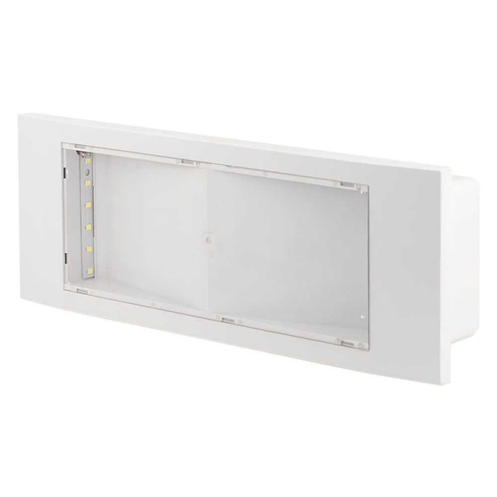 WAND-NOTLEUCHTE 'SE' '300 SE' 2W / LED - cm 29,3 x 10,2 x 5,5 - 130 Lumen