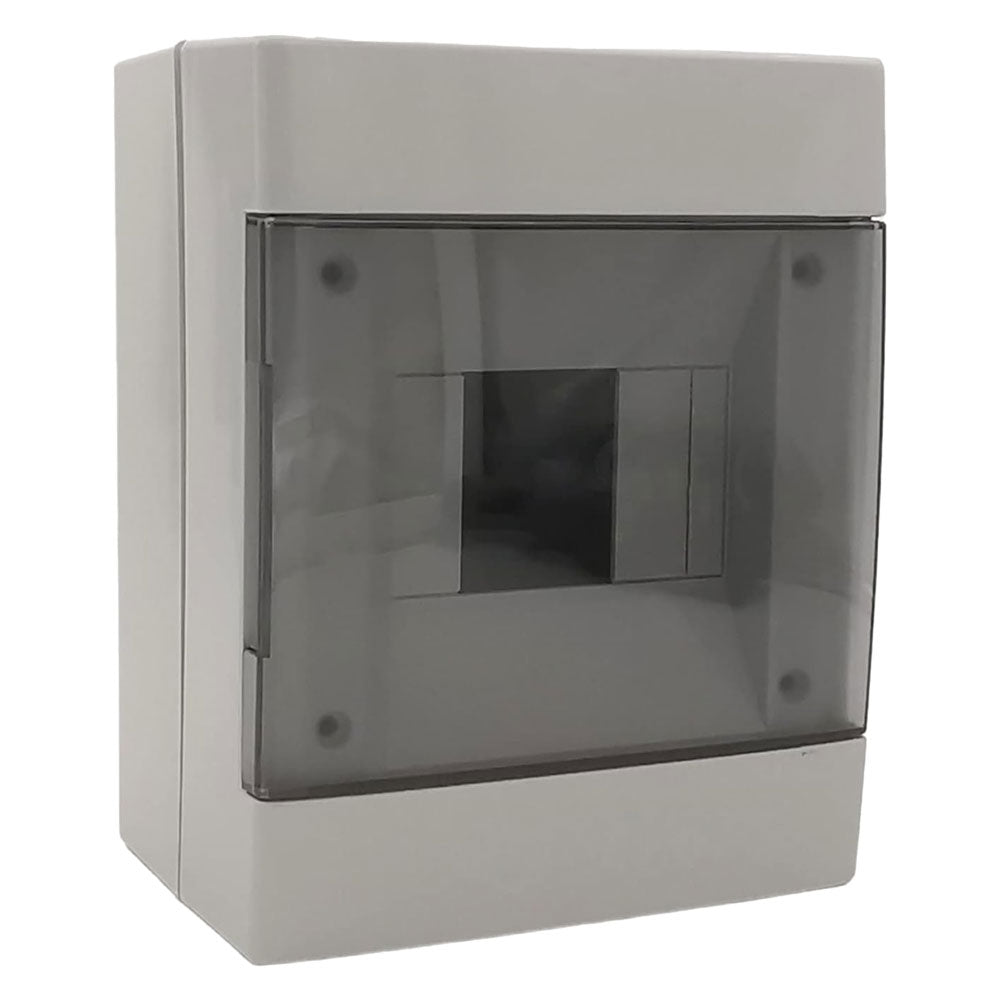 PLATINE DE COMMUTATION MURALE 4 modules - 140 x 180 x 100 mm blanc