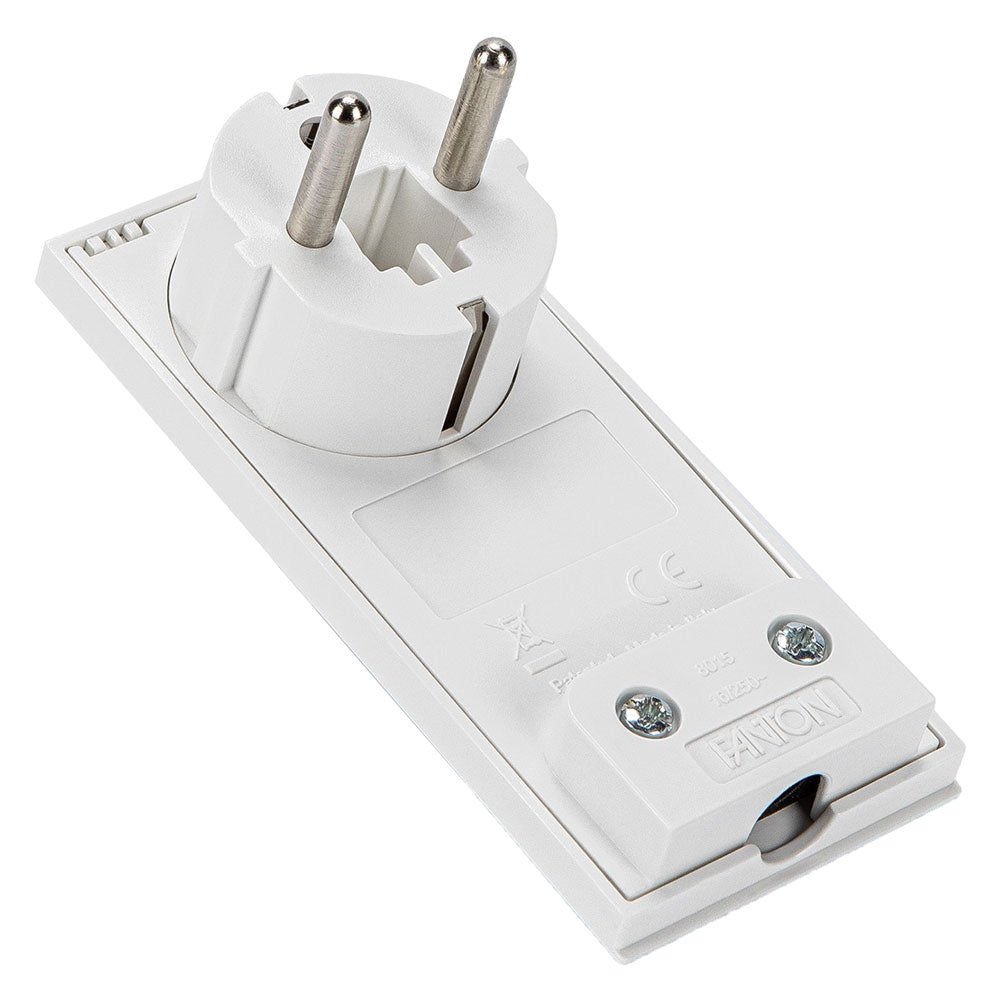 SCHUKO-FLACHSTECKER „CLOCK“ 80150