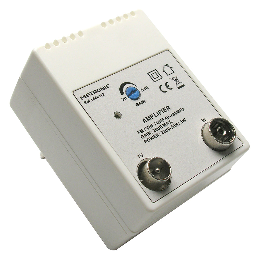 VERSTÄRKER INTERN 1 IN/1 OUT 1 Eingang FM/UHF/VHF - 1 Ausgang TV