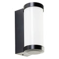 LED-WANDLEUCHTE 'ROLLO' 3+3 W 425 Lumen / 4000K - schwarz