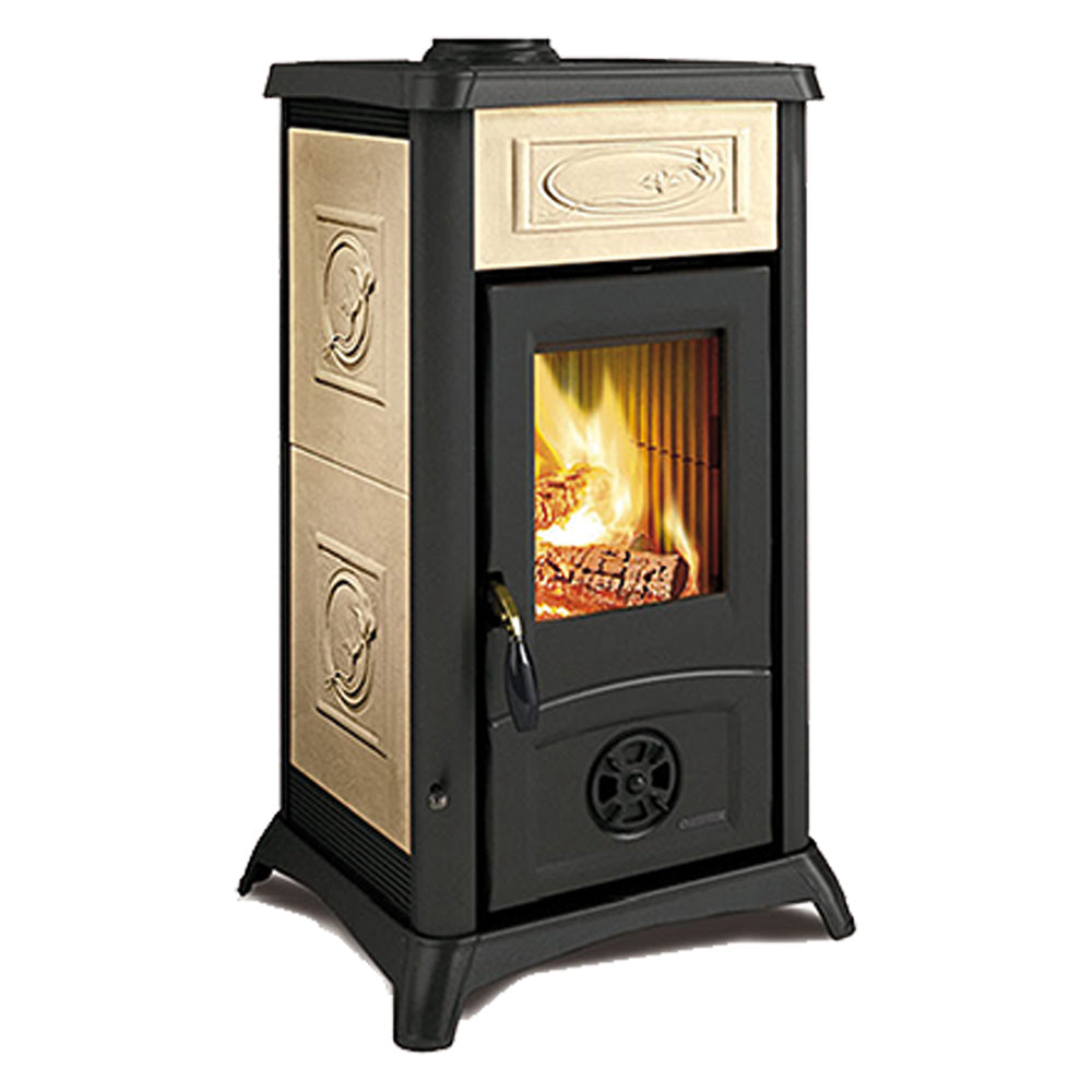 POÊLE À BOIS « GEMMA » 6 kW - coloris blanc