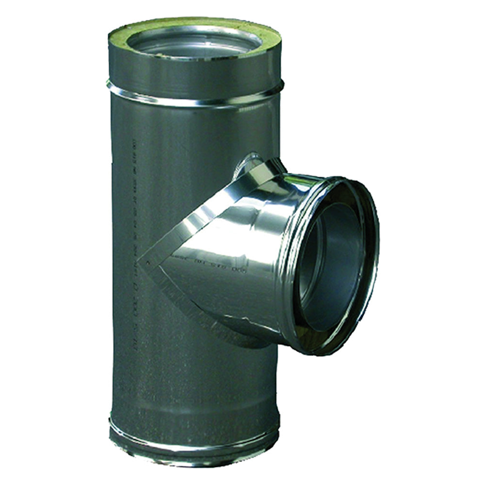 RACCORD DOUBLE PAROI EN T 90° ø cm 25/30