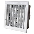 GRILLE D'AÉRATION ENCASTRABLE POUR CHEMINÉES 14 x 13 cm trou 11,1 x 11,1 - Ø 8