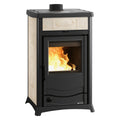 TERMOSTUFA A LEGNA 'TERMOROSSELLA PLUS EVO DSA 4.0 11,1 kW - colore liberty panna