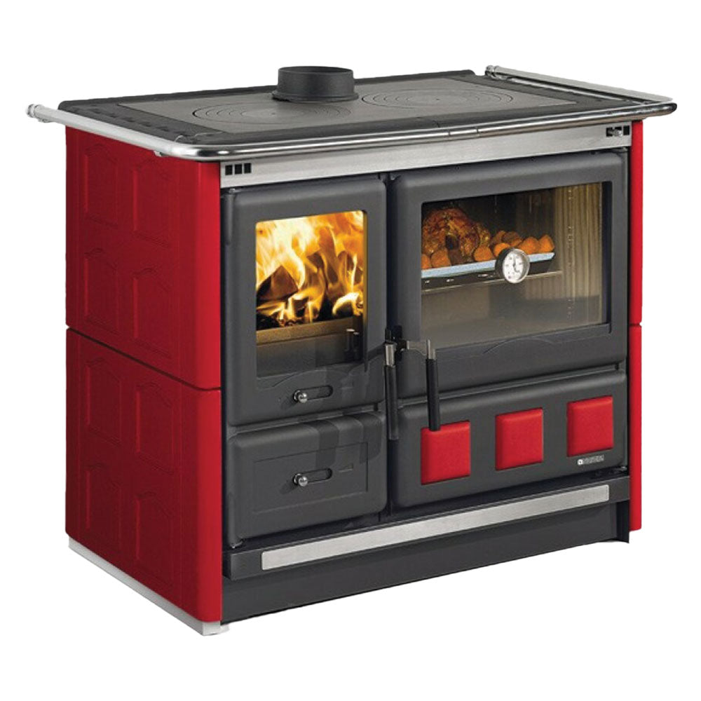 HOLZKOCHHERD 'ROSA XXL VST MAIOLICA' 8,5 kW - Farbe Weiß Infinity