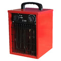 ELEKTRO-HEISSLUFTGENERATOR, EINPHASIG 'UNK-E / A' '20A' - 2 kW / Luftstrom 260 m3/h