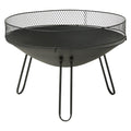 BRACIERE CIRCOLARE IN METALLO CON PROTEZIONE Ø cm 60 x h.44