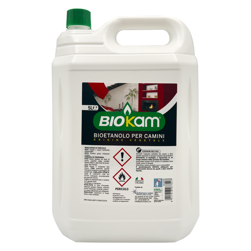 COMBUSTIBILE LIQUIDO BIOETANOLO Lt. 5