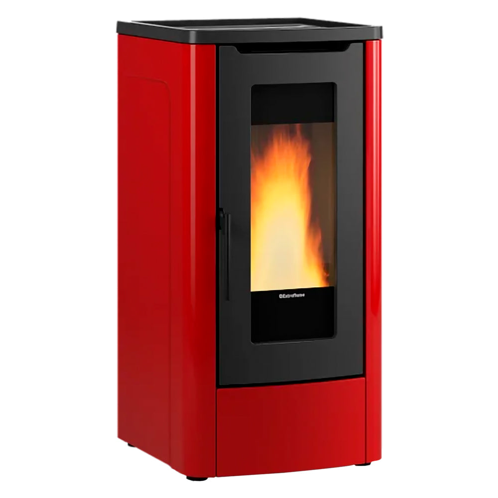 POÊLE À GRANULÉS « DAHIANA 5.0 » 10 kW - couleur bordeaux