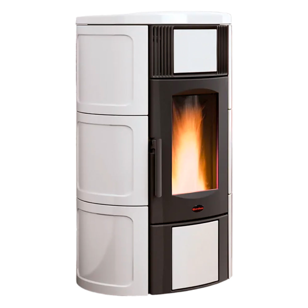 POÊLE HYDRO À PELLETS « ISIDE IDRO 5.0 » 19 kW - couleur blanche