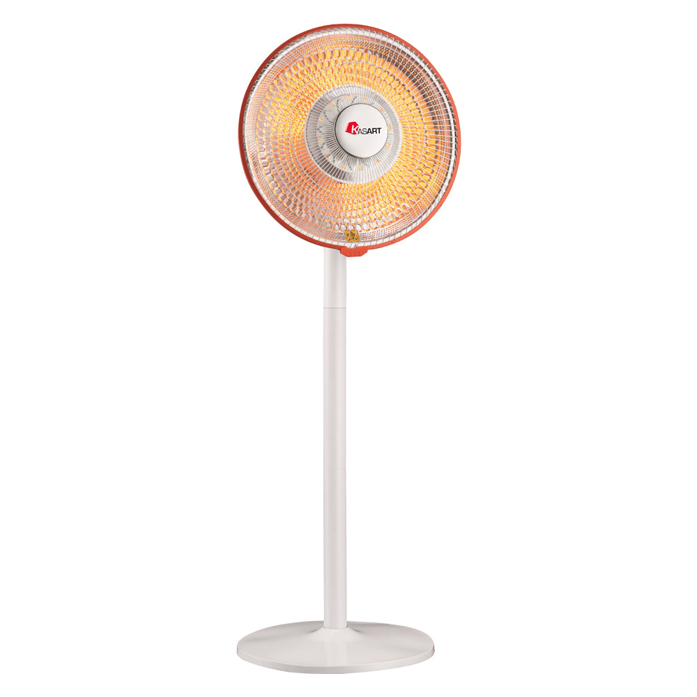 PARABOLHEIZSTRAHLER MIT STANDFUSS 410 x 380 x H. 1070 mm - 500 / 1100 W