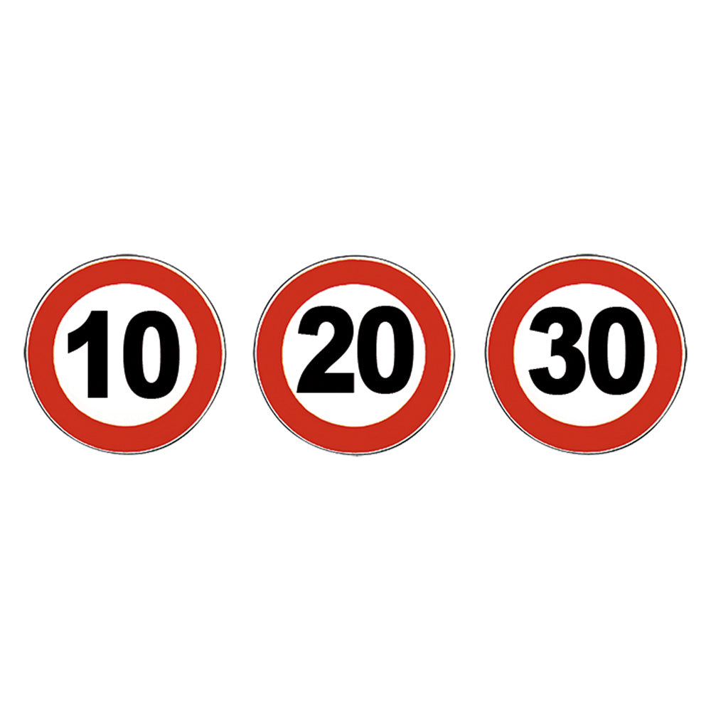 PANNEAU «VITESSE MAXIMALE AUTORISÉE» fig. 50 Km/h 30